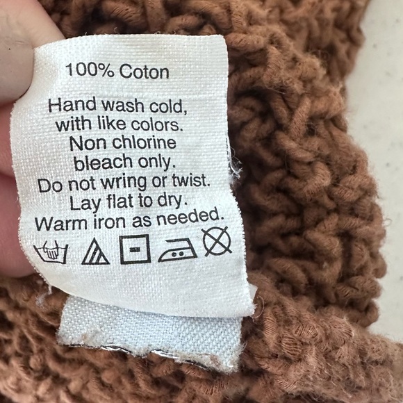 Madewell Knit V-neck Brown Sweater Womens Size Large - Picture 11 of 12